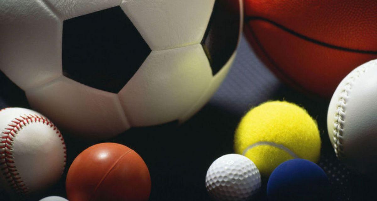 various balls from different sports