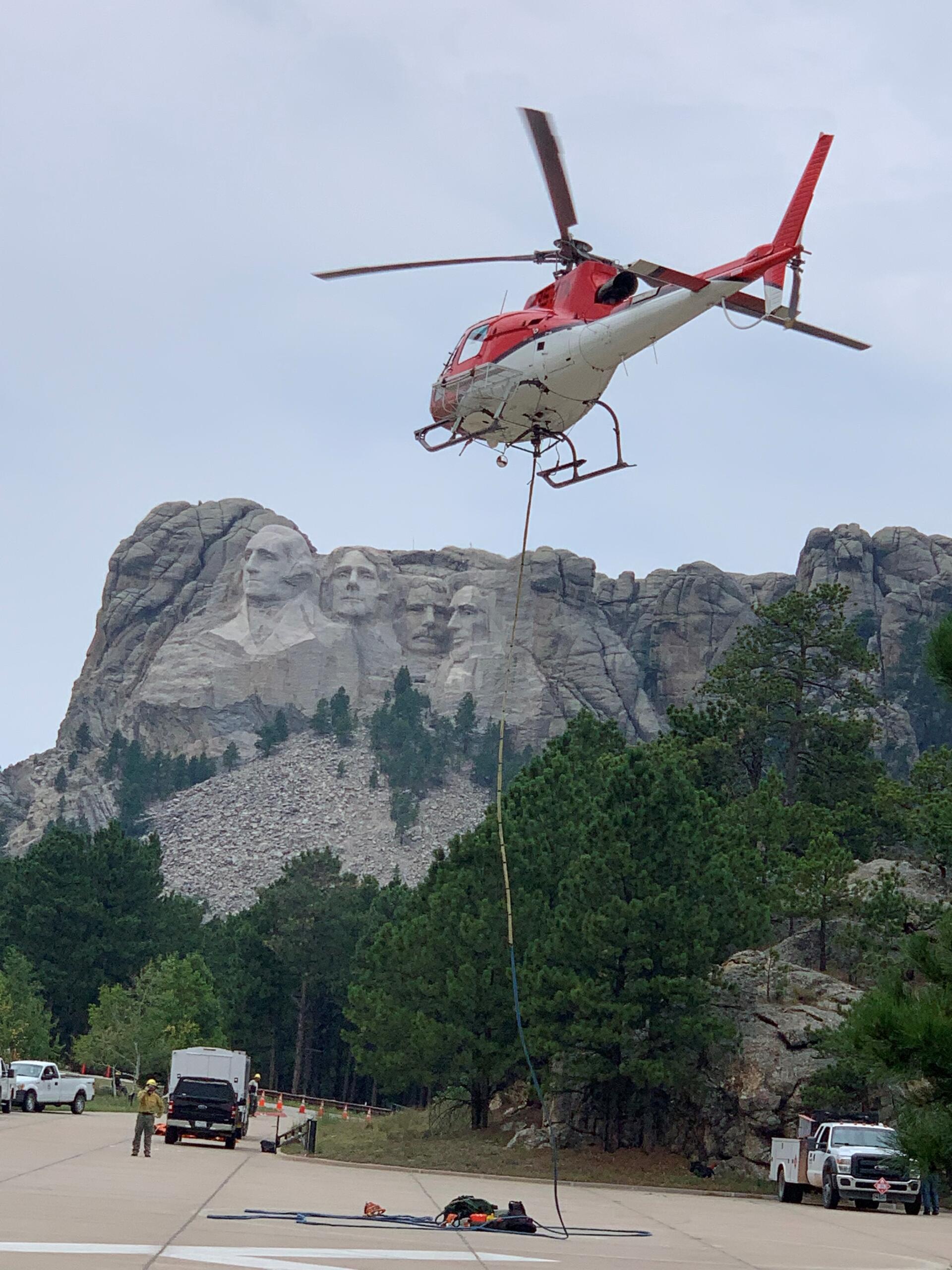 Iron Wildfire near Custer contained and controlled