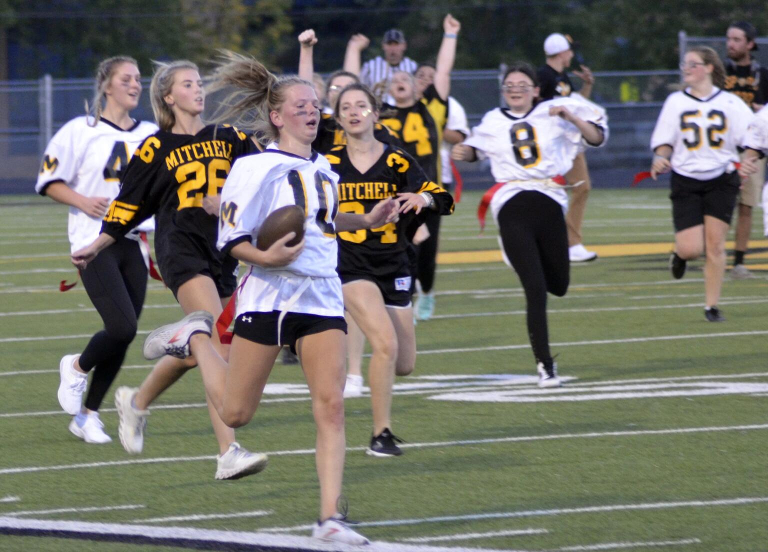 Mitchell High School Powder Puff Football 2021 More 95.5