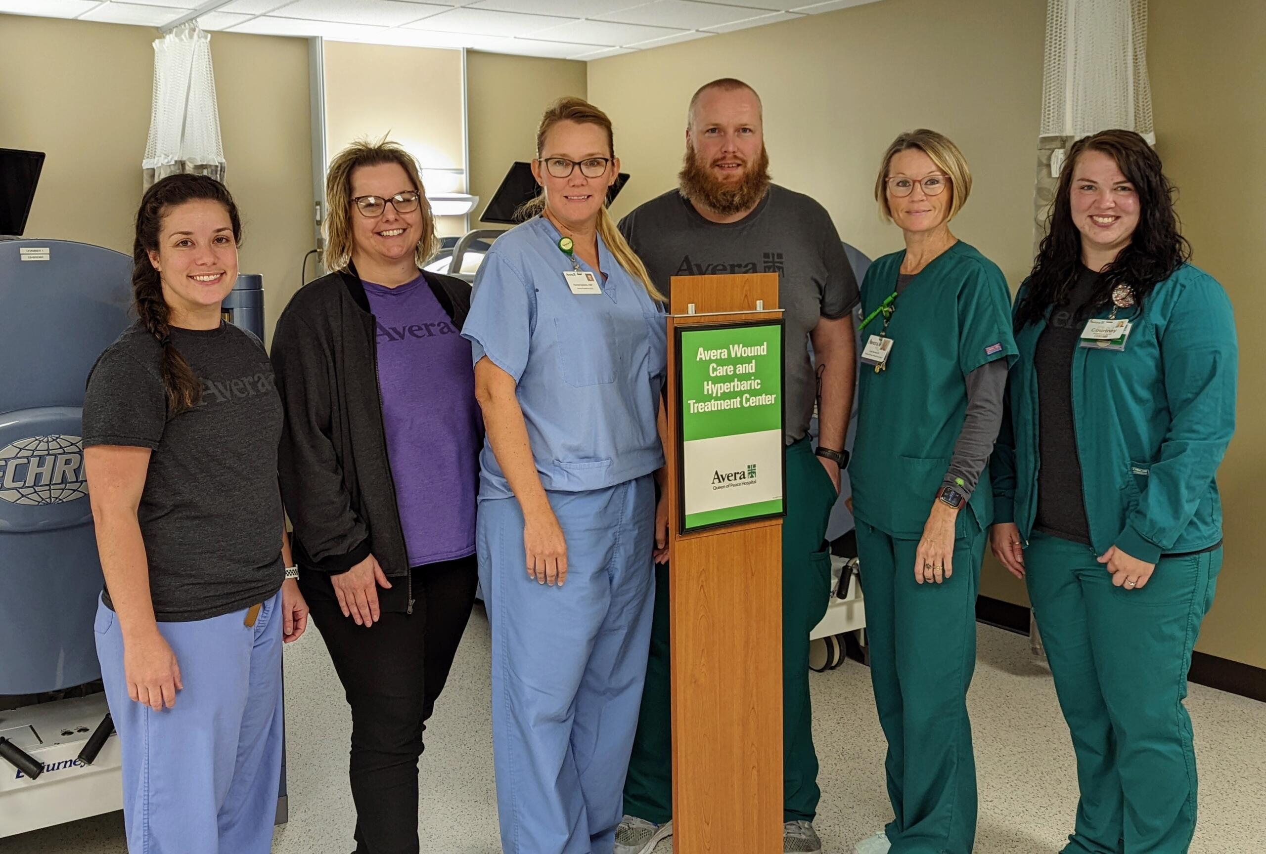 Wound Center at Avera Queen of Peace receives Center of Excellence Award Wound Center at Avera Queen of Peace receives Center of Excellence Award