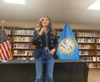 Former Governor Kristi Noem travel expenses President Trump campaign South Dakota governor political expenses personal expenses state funds travel-related costs public scrutiny governor's travel spending political spending controversy South Dakota governor's office travel bill reports