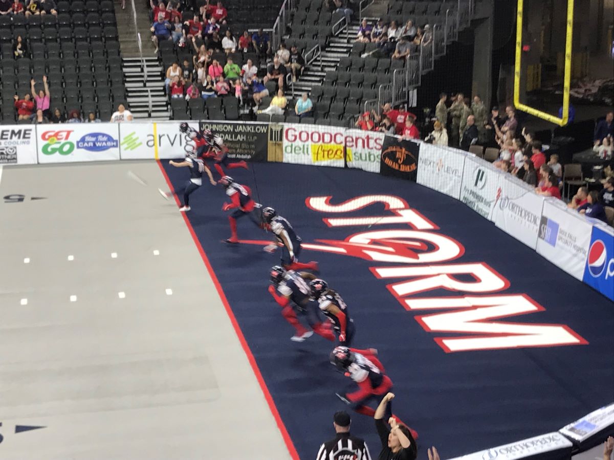 Sioux Falls Storm Home Opener is a Kick but the Storm lose to the Tulsa Oilers 56 to 40