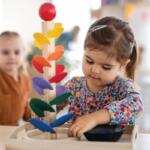 Child playing with educational toy