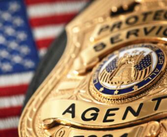 federal license, badge, flag