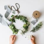 holiday wreath DIY how to make a wreath Christmas wreath crafting evergreen wreath instructions holiday décor ideas DIY holiday crafts homemade Christmas decorations wreath-making guide winter crafting projects Mitchell holiday decor