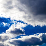 Work Week Weather, cloud in a blue sky