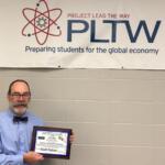 Tom Berg, MHS PLTW Instructor, for Excellence in Engineering Education