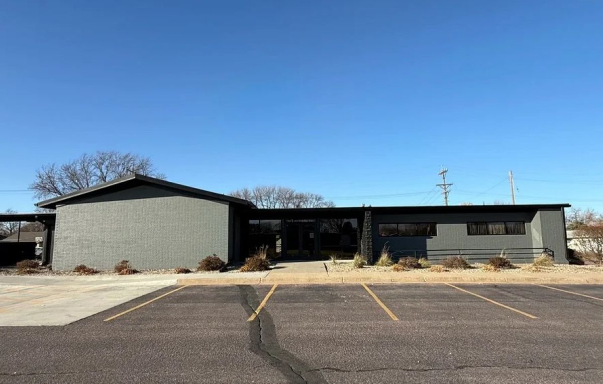 Old Bank building renovated for office space in Mitchell SD.