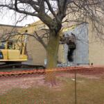 Bricks are available from the old Mitchell High School