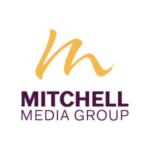 Mitchell Media Group logo: yellow abstract swoosh above the purple bold text 'MITCHELL MEDIA GROUP'