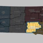 SDDOT Map of the Mitchell Region