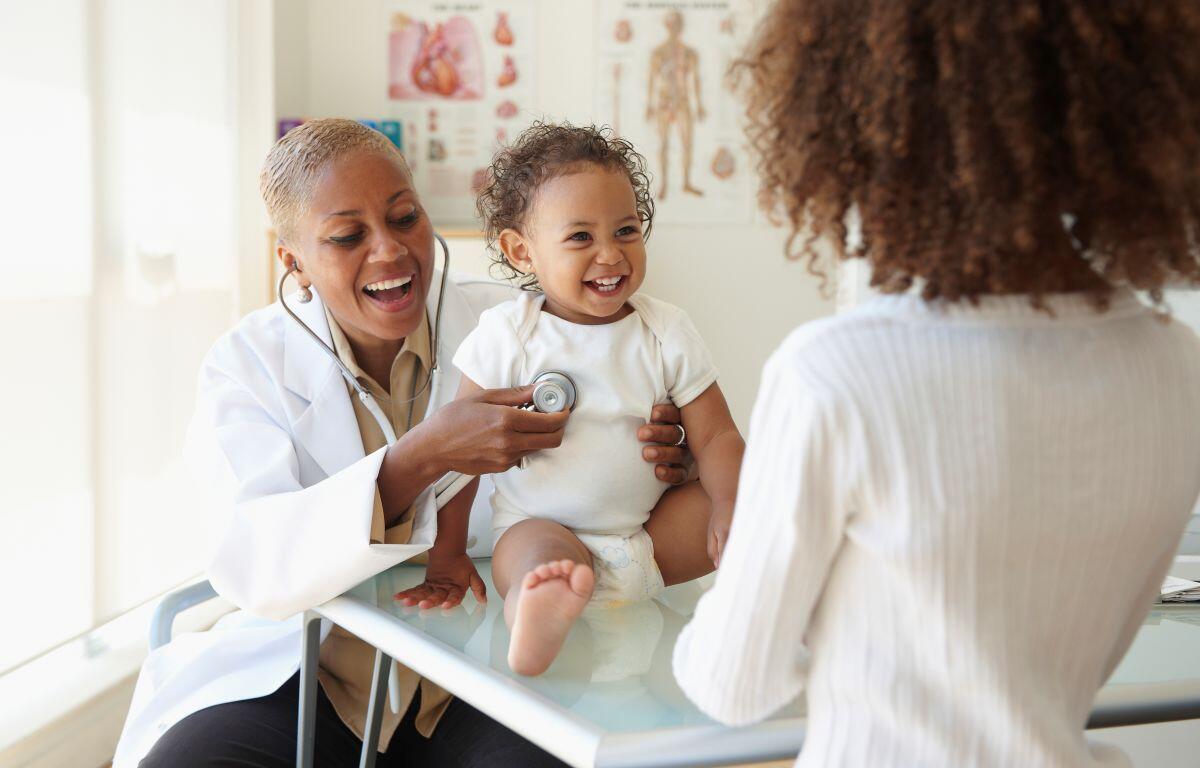 Mom, Baby, and Doctor