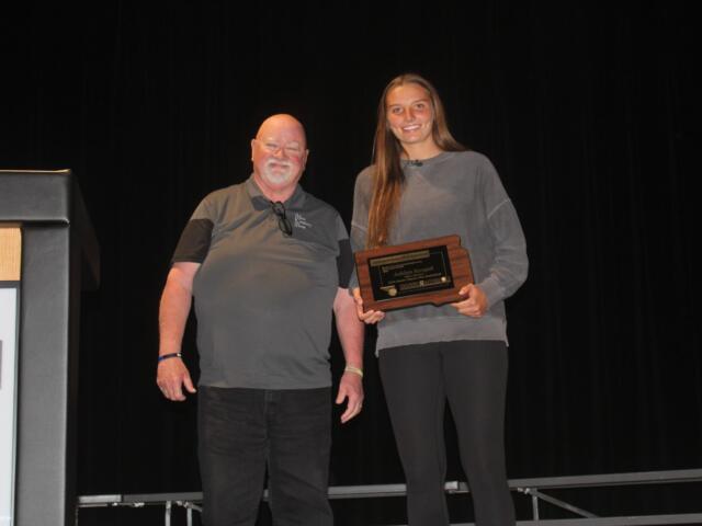 Young lady from Wagner high school, Ashlyn Koupal, receives Miss Basketball award for 2026