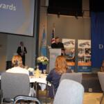 KMIT's Mike Kelly presenting awards