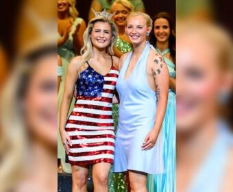 Laney Titze at the opening night of the Miss South Dakota pageant.