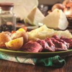 Hearty meal with meat and potatoes