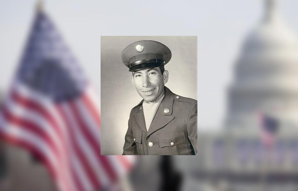 PFC Alvin Spider in Army dress uniform