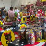 Bouza Fireworks with Black Cat shells galore on display