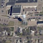 Burr Water Tower aerial view