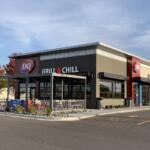 Wide shot of DQ restaurant