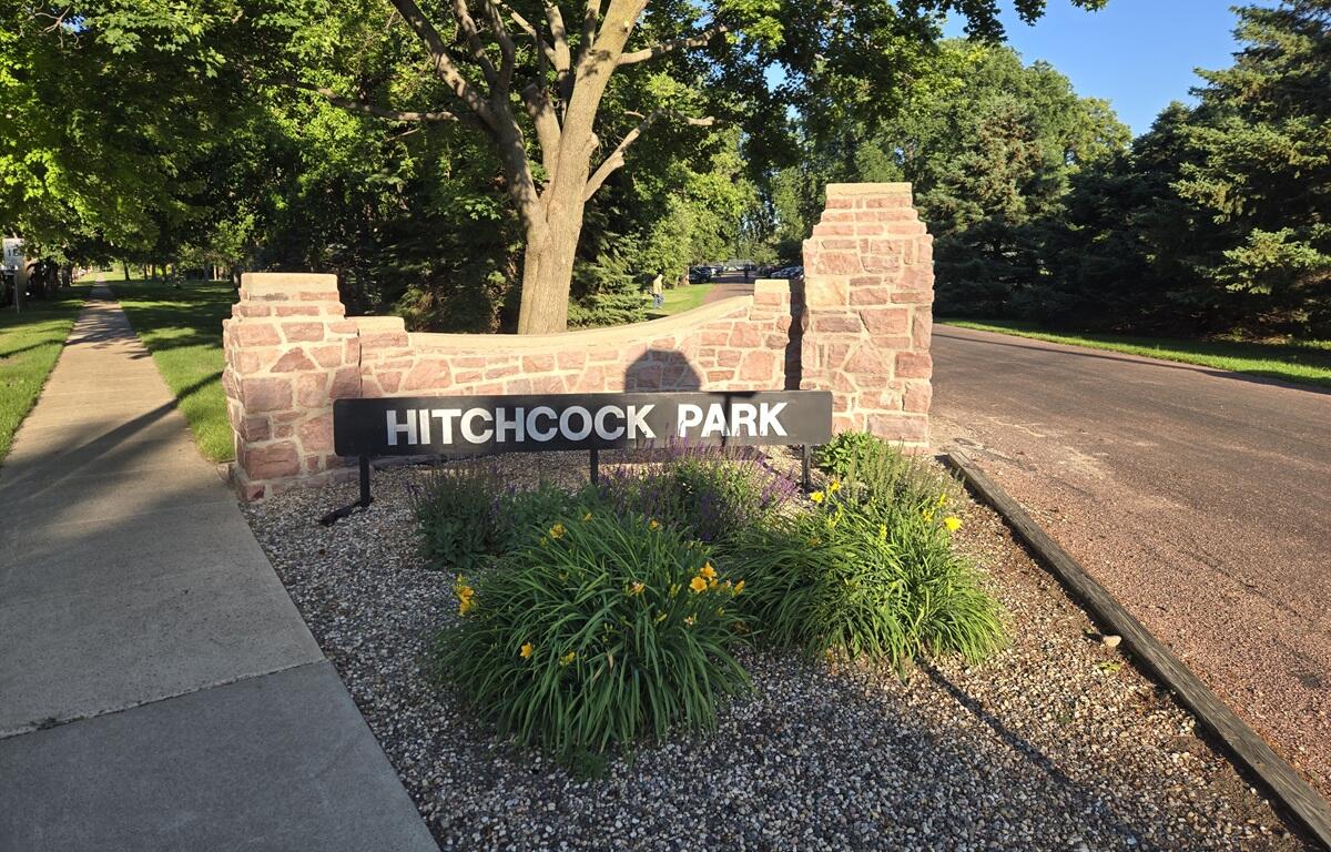 The entrance to Mitchell's Hitchcock Park.