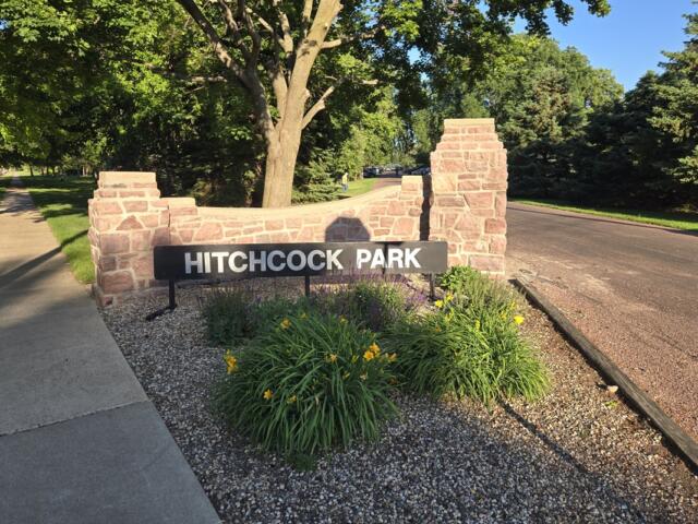 The entrance to Mitchell's Hitchcock Park.