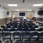 Council chambers at Mitchell City Hall when empty.
