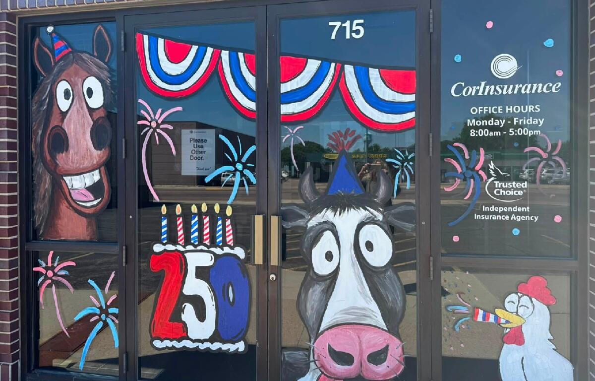 CorTrust Bank's 2026 window decorating design, which earned second place.
