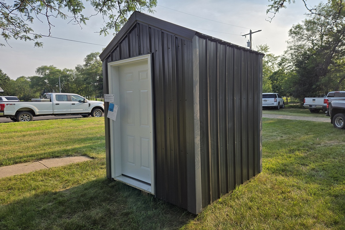 Shed entry in wooden sciences category at Charles Mix 4-H Achievement Days