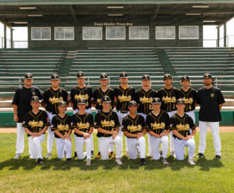 Photo of the Post 18 Legion Baseball team in Mitchell, SD