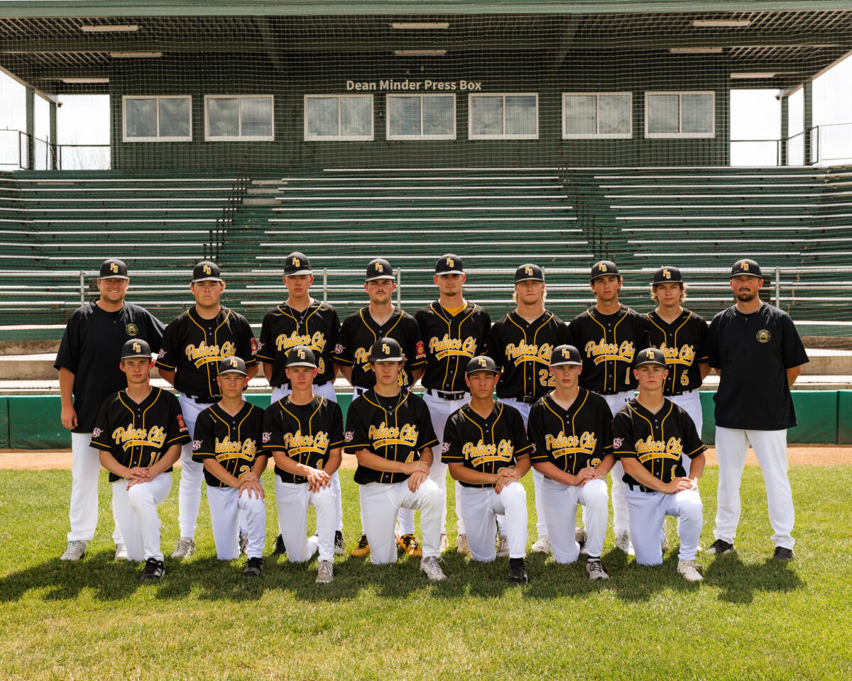 Photo of the Post 18 Legion Baseball team in Mitchell, SD