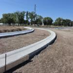 Concrete poured on roundabout project in Mitchell