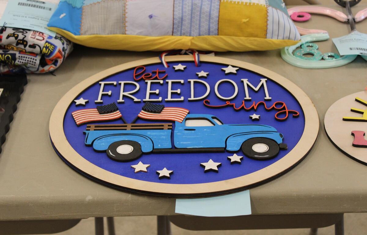 America 250 artwork at Aurora County 4-H Achievement Days