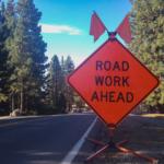 Mitchell street department fog sealing several raods today