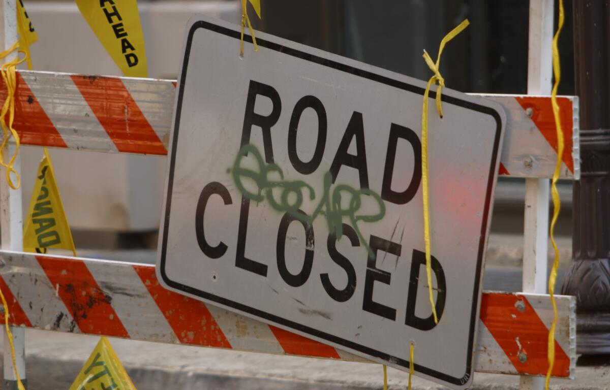 Road closure on October 7th