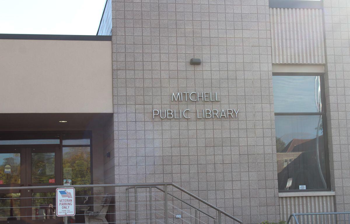 Front of Mitchell Public Library