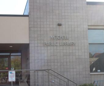Front of Mitchell Public Library