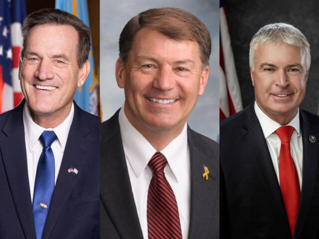Rhoden, Rounds and Jackley Campaign Bus Tour Stopping in Mitchell Oct. 28